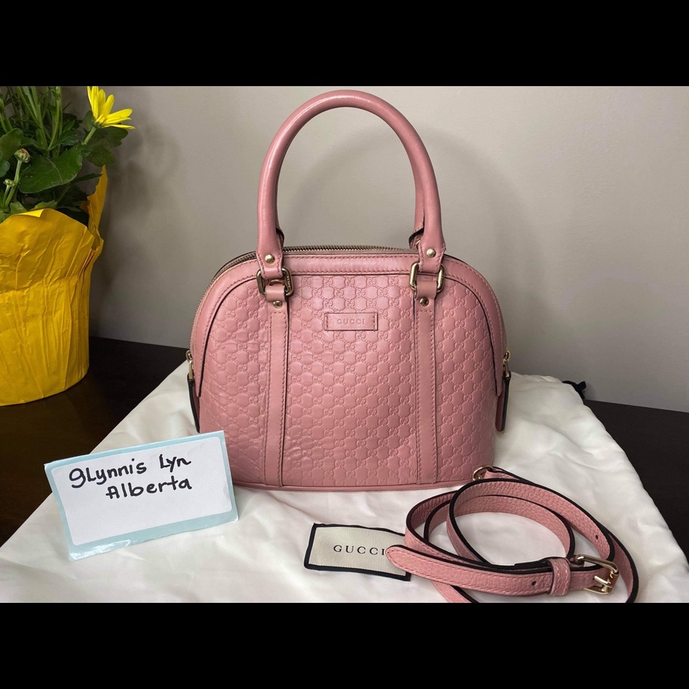 ❌SOLD❌GG Microguccissima mini dome tote bag